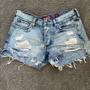DISTRESSED LUCKY BRAND SHORTS